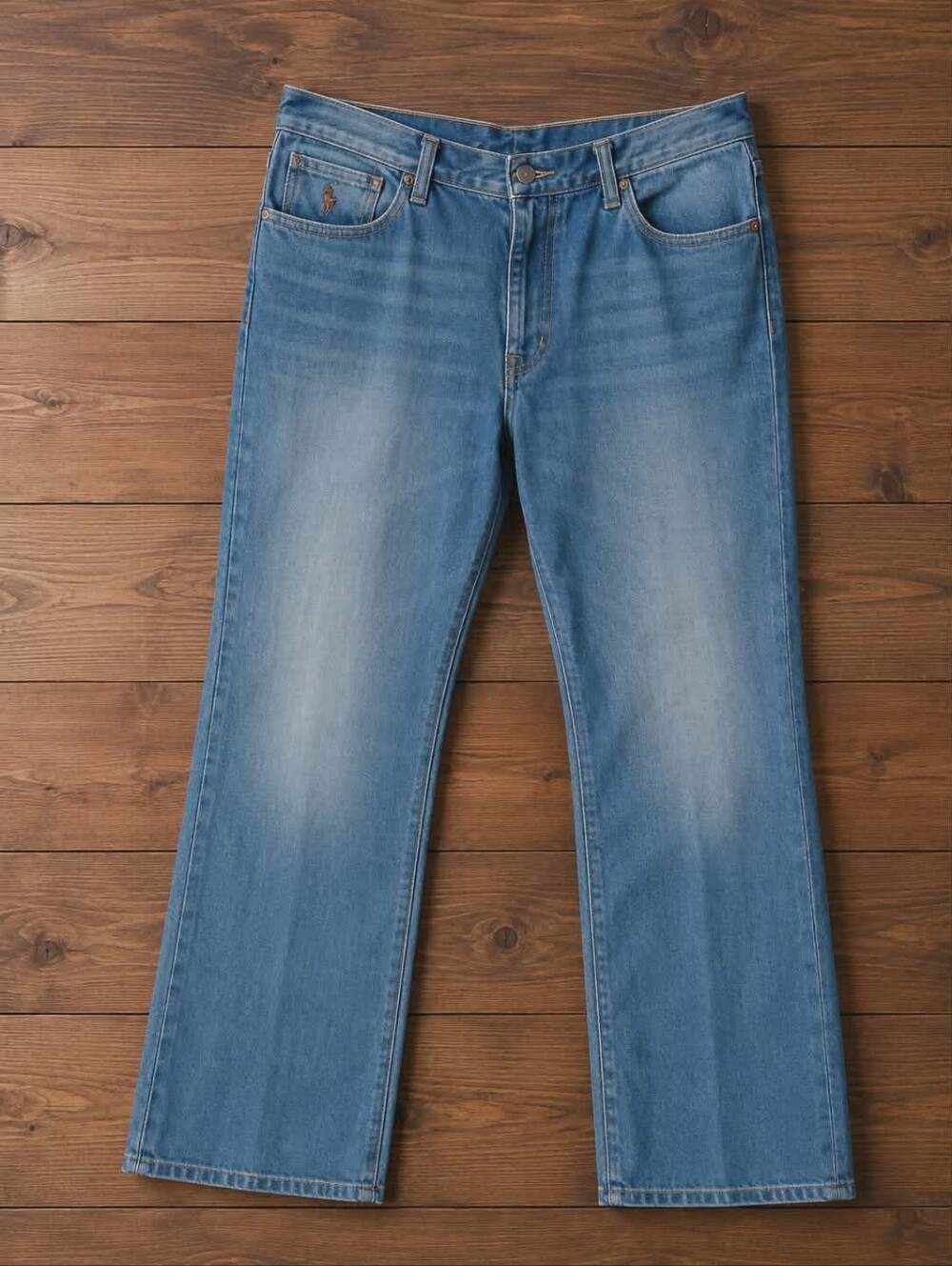 Polo Ralph Lauren Classic Fit Jeans Men’s 36x32 Light Wash Straight Leg Denim